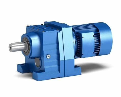 Bộ giảm tốc bánh răng xoắn ốc 2,5-360 vòng / phút Dòng R có động cơ