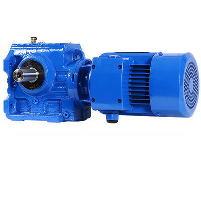 Góc bên phải Bộ giảm tốc độ bánh răng xoắn ốc Mặt bích được lắp